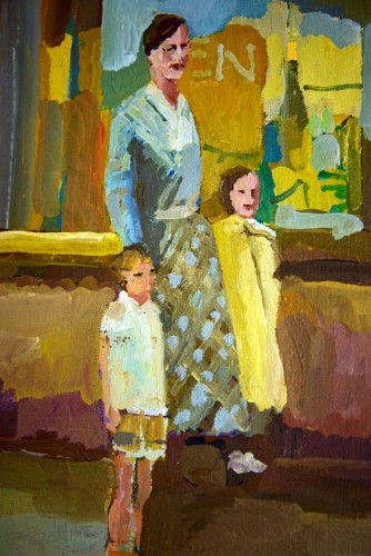 Die Familie damals (Ausschnitt) | 2020 | 50x70 cm