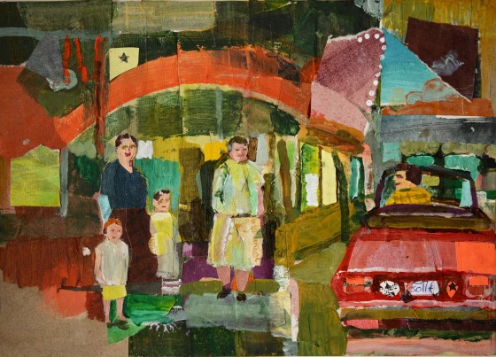 Der Blick zurück | 2020 | 24x30 cm